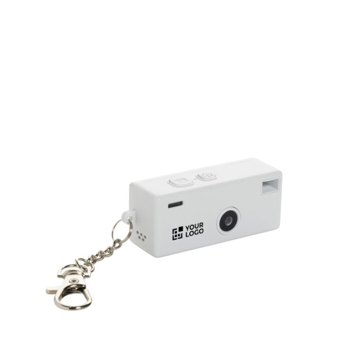 Fotocamera istantanea stile portachiavi con schermo a colori e USB-C 720P
