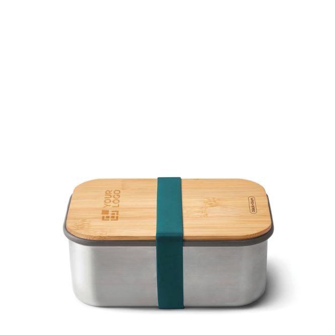Lunch box in acciaio inox con coperchio e fascia Black+Blum da 1,25l