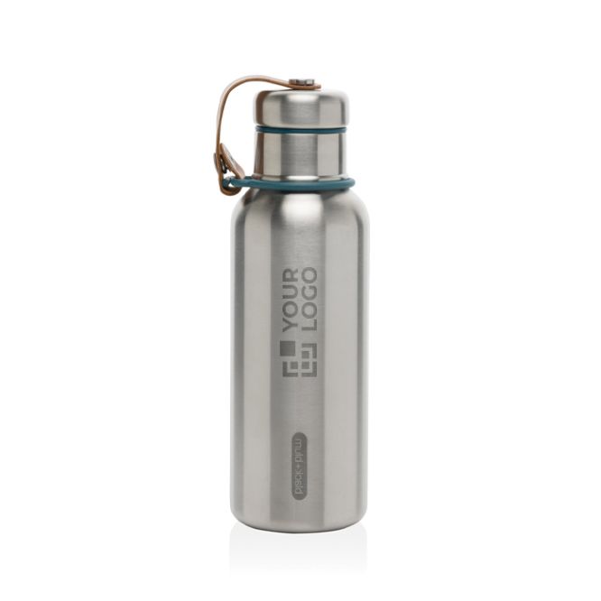 Borraccia termica in acciaio inox con manico Black+Blum da 500ml