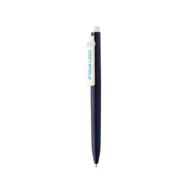 Penna in plastica riciclata con inchiostro ultra fluido blu