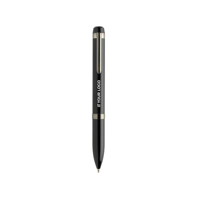 Penna a sfera in metallo con rotazione fluida Swiss Peak inchiostro blu 1200 m