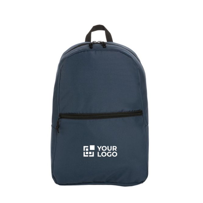 Zaino personalizzabile in rPET 190T color blu mare