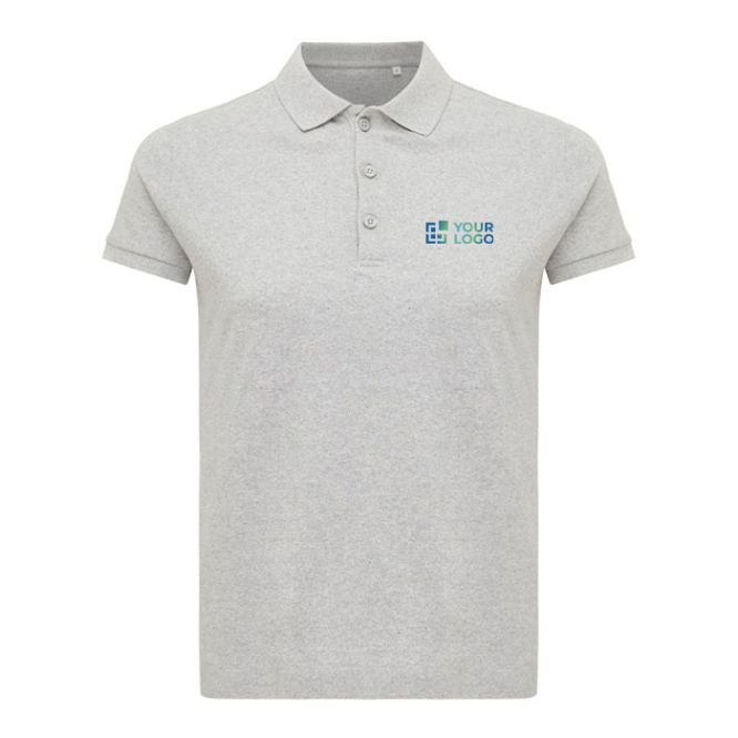 Polo piqué in cotone riciclato donna casual fit M da 220 g/m2 Iqoniq 