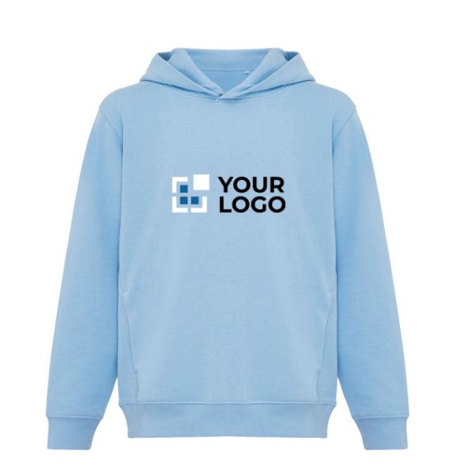 Felpa bambino in cotone riciclato con cappuccio 280g/m2 Iqoniq 