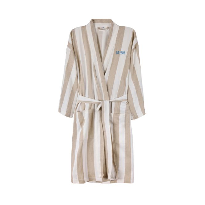 Accappatoio in cotone riciclato stile hammam da 200 g/m2 L/XL