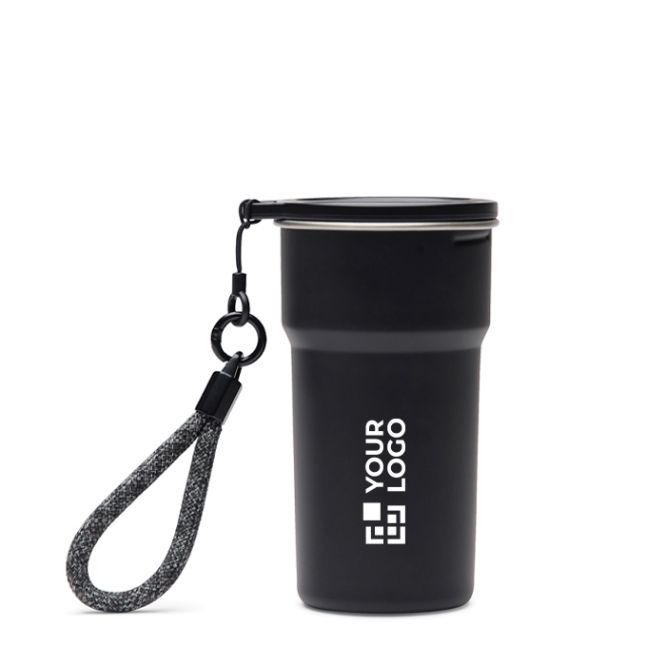 Bicchiere da viaggio in acciaio inox riciclato con tazze interne 450ml