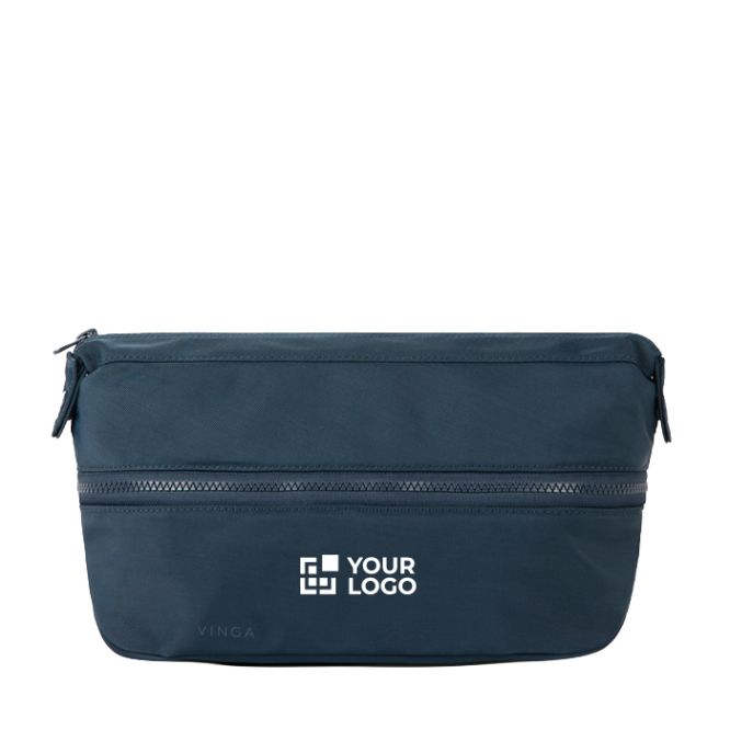 Necessaire espandibile in plastica riciclata con zip resistente 7L