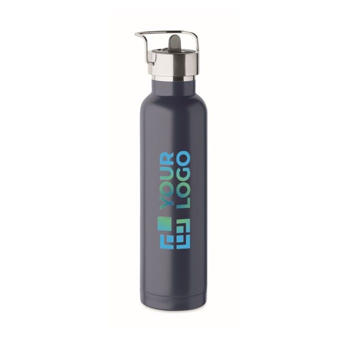 Borraccia Termica Acciaio Inox 500ml | Stampa 'Canaglia Al Cuore Tenero' | Made In France