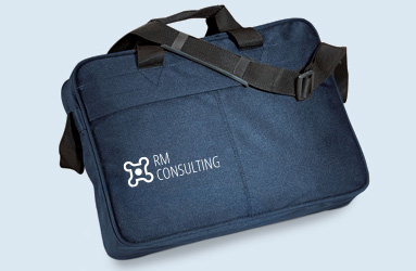 Borsa portadocumenti personalizzata con logo aziendale
