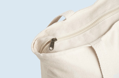 Shopper con chiusura a zip