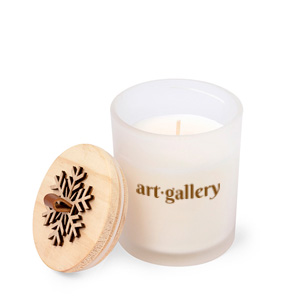 candela personalizzata con logo