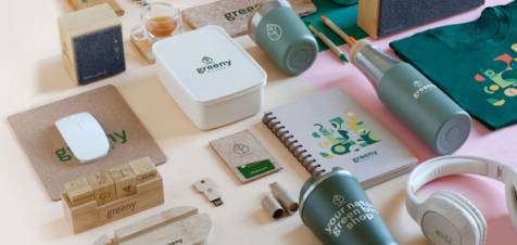 gadget con logo esposti