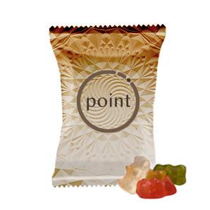 pacchetto di caramelle gommose personalizzate con logo