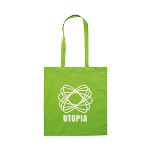 Shopper di cotone con logo aziendale